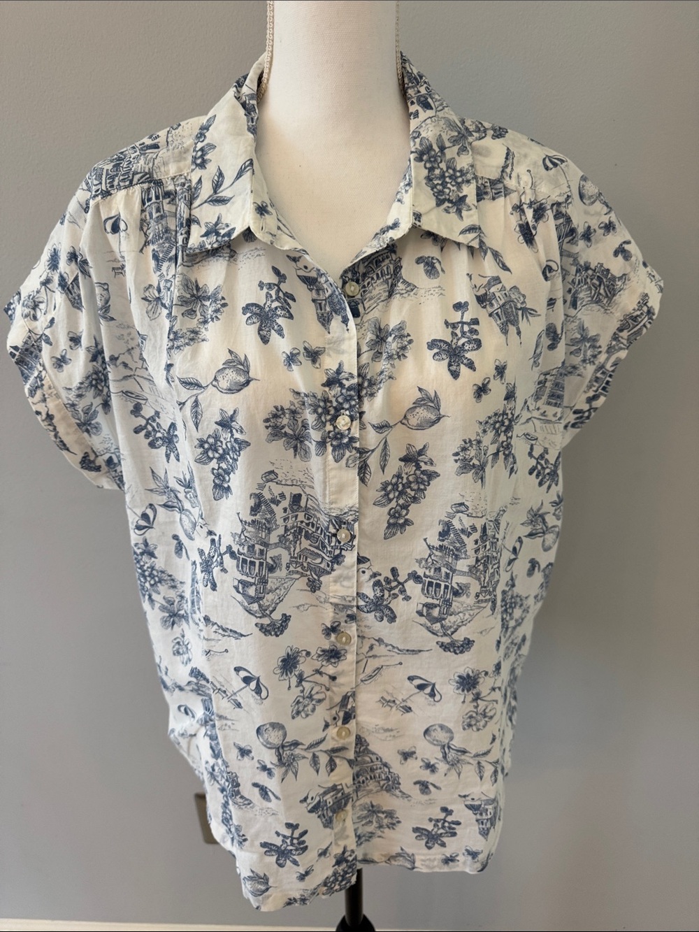 Lucky Brand Short-Sleeve Button-Down